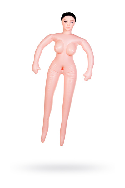 Кукла надувная Dolls-X by TOYF Nurse Emilia, реалистичная голова,брюнетка, с двумя отверстиями TOYFA 