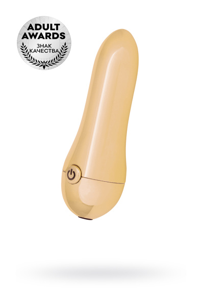 Стимулятор наружных интимных зон WANAME D-SPLASH Mirage, ABS пластик, золотой, 9 см (Золотистый) 