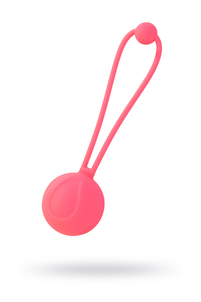 Вагинальный шарик L'EROINA by TOYFA Rosy, силикон, красные, 10,5 см (Персиковый) 