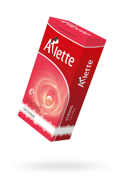 Презервативы Arlette, strong, латекс, ультрапрочные, 18 см, 5,2 см, 12 шт. (Прозрачный) 