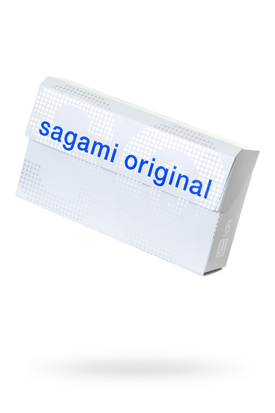 Презервативы Sagami, original Quick 0.02, полиуретан, 17 см, 5,5 см, 6 шт. (Прозрачный) 