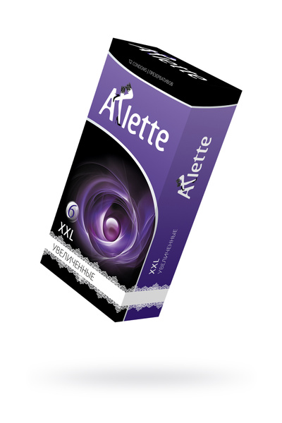 Презервативы Arlette, XXL, латекс, увеличенные, 20 см, 5,6 см, 12 шт. (Прозрачный) 