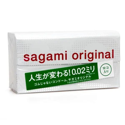 Sagami Original 002 - Презервативы полиуретановые, 19 см 10 шт (Прозрачный) 