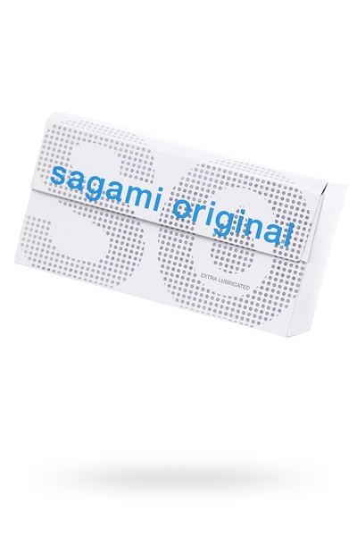 Sagami original 0.02 extra lub - Презервативы, 19 см, 12 шт (Прозрачный) 