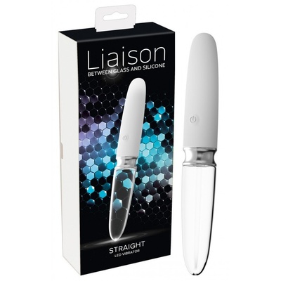 Liaison Straight LED - Вибратор двухсторонний, 17,7 см (белый) Orion, Германия 