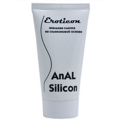 Eroticon AnAL Silicon - Анальная гель-смазка на силиконовой основе, 50 мл (Белый) 
