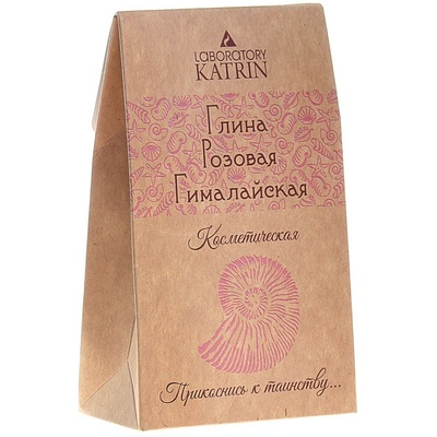 Laboratory Katrin Розовая Гималайская - Косметическая глина, 100 г (Розовый) 