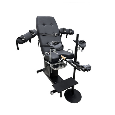 Автоматическое БДСМ кресло с секс-машиной LoveMachines (Черный) 