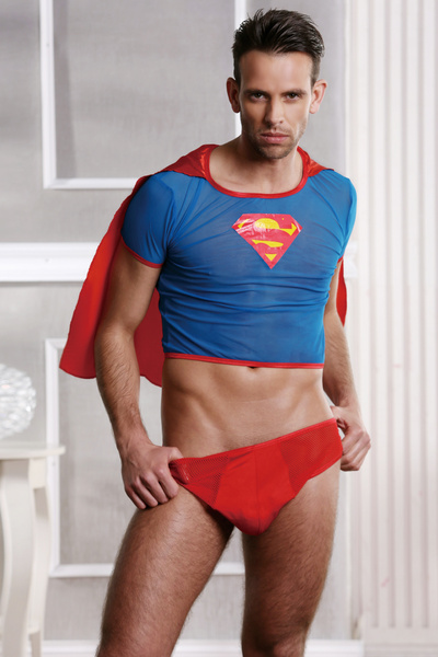 Candy Boy Superman - Костюм супермена, OS (красно-голубой) (разноцветный) 