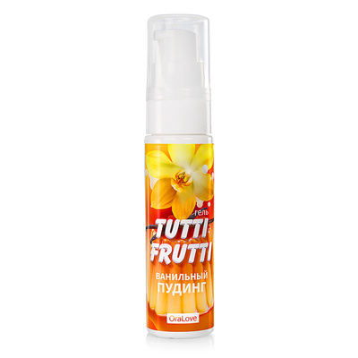 Tutti-Frutti - Гель съедобный ванильный пудинг, 30 гр Биоритм, Россия (Желтый) 