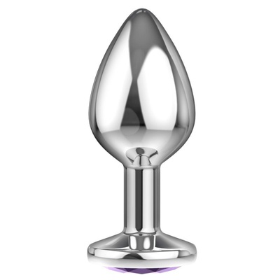 Анальная пробка Diamond Purple Sparkle Large 4010-05Lola Lola Toys Diamond (Фиолетовый) 