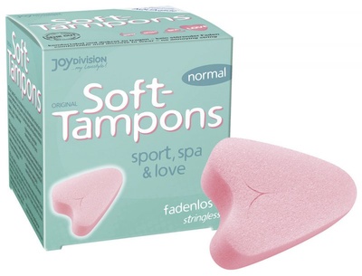 Мягкие тампоны Soft-Tampons normal - 3 шт. Joy Division (Розовый) 