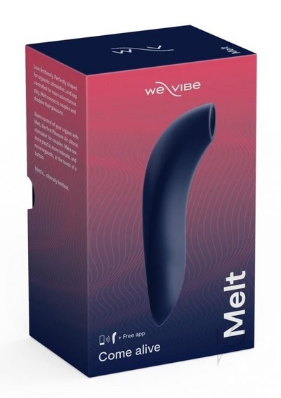Исключительный вакуумно-волновой стимулятор We-Vibe Melt с особой технологией Pleasure Air Blue (Синий) 