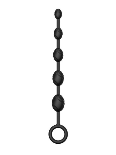 Анальная цепочка №03 Anal Chain от Erozon, 26 см (Черный) 