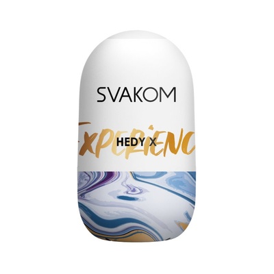 Мастурбатор в форме яйца Hedy X Experience, 1шт Svakom (Белый) 