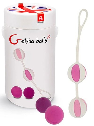 Бархатистые вагинальные шарики Geisha Balls 2 – розовый Gvibe (ex. FunToys) 