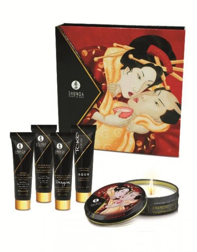 Подарочный набор Geisha's Secret «Клубника в шампанском» - 5 предметов Shunga Erotic Art 