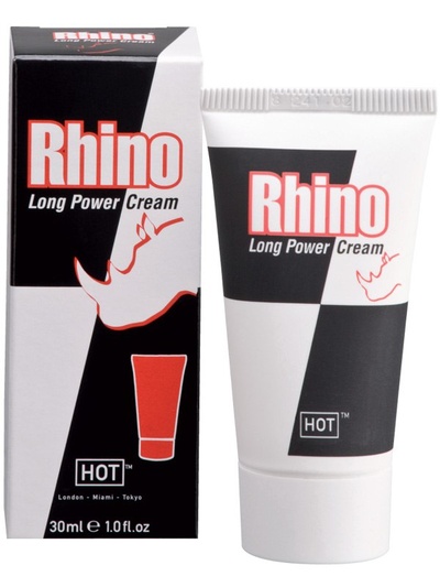 Крем-пролонгатор Hot Rhino Long Power для мужчин - 30 мл Hot Products Ltd. 