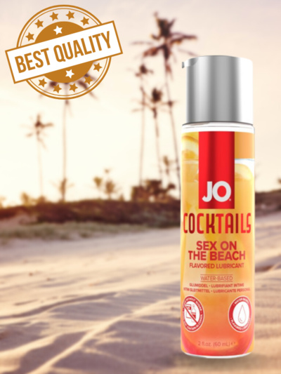 Вкусовой лубрикант со вкусом коктейля «Секс на пляже» JO H2O SEX ON THE BEACH Flavored lubricant 60 мл. JO system 