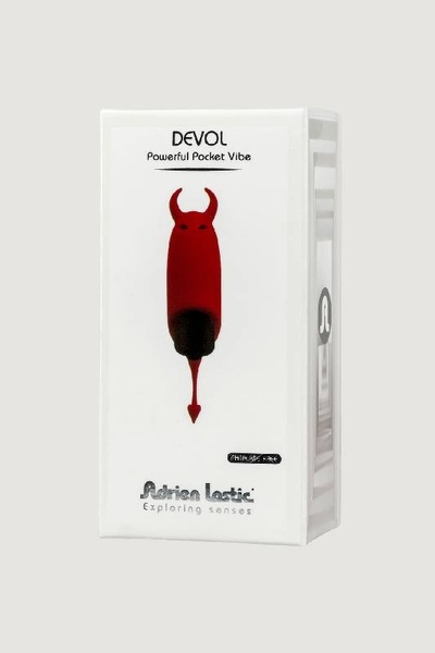 Devol – Mini Vibrator Мини-вибратор Маленький демон Adrien Lastic (Красный) 