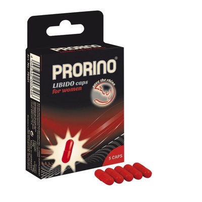 Биологически активная добавка к пище Ero black line PRORINO Libido Caps 5 капсул Hot Products Ltd. 
