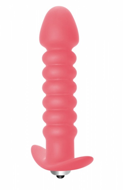 Анальная пробка с вибрацией Twisted Anal Plug Pink (Батарейки ААА) 5007-01lola Lola Toys (Розовый) 