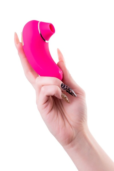 Вакуумный бесконтактный стимулятор клитора L'eroina by Toyfa Blury. 10 см, силикон (Розовый) 