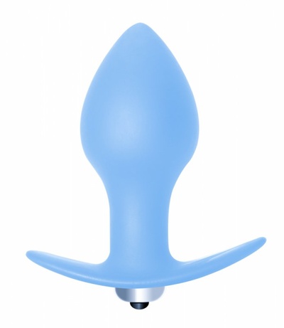 Анальная пробка с вибрацией Bulb Anal Plug Blue (Батарейки ААА) 5006-02lola Lola Toys (Голубой) 