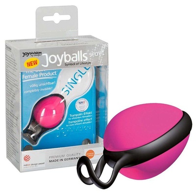 Вагинальный шарик Joyballs Secret со смещенным центром тяжести – розовый Joy Division 