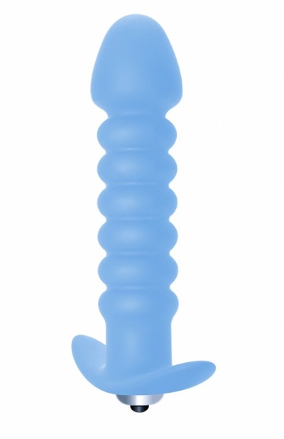 Анальная пробка с вибрацией Twisted Anal Plug Blue (Батарейки ААА) 5007-02lola Lola Toys (Синий) 