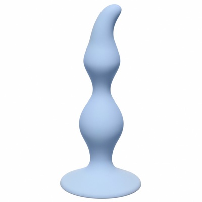 Анальная пробка Curved Anal Plug Blue 4105-02Lola Lola Toys (Голубой) 