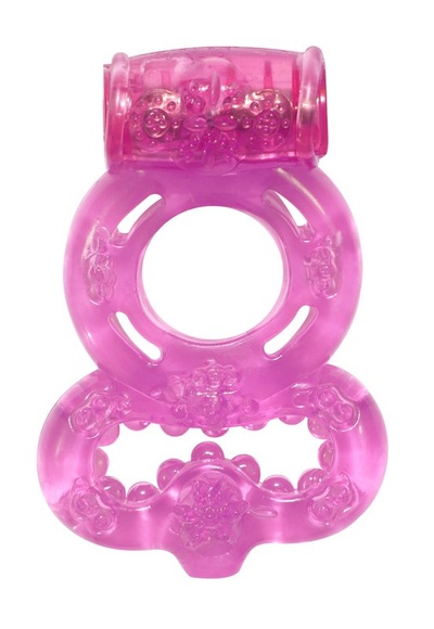 Эрекционное кольцо Rings Treadle pink 0114-63Lola Lola Toys (Розовый) 
