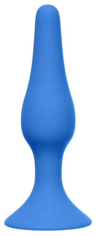 Анальная пробка Slim Anal Plug Medium Blue 4206-02Lola Lola Toys (Синий) 