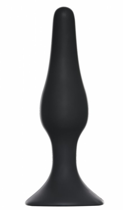 Анальная пробка Slim Anal Plug Medium Black 4206-01Lola Lola Toys (Черный) 