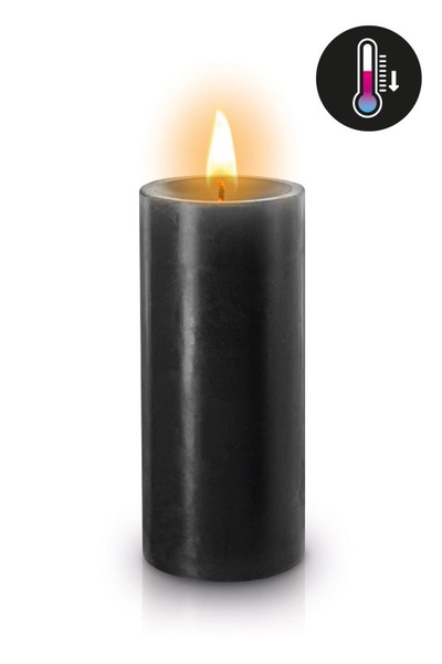 Черная низкотемпературная свеча для ваксплея Fetish Tentation Concorde (Черный) 