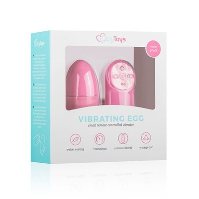 Вибрационное яйцо Easytoys Remote Control EDC Wholesale B. V. (Розовый) 