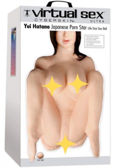 Цельнолитая реалистичная секс-кукла Yui Hatano в натуральную величину Topco Sales (Телесный) 