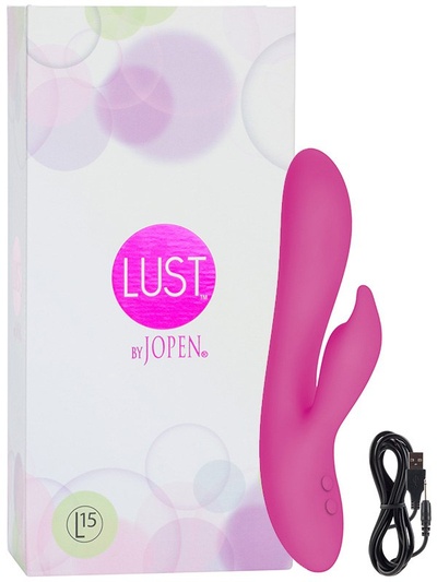 Вибромассажер Хай-Тек Lust by Jopen L15 перезаряжаемый – розовый 