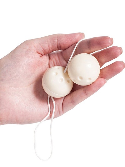 Вагинальные шарики Vibratone Balls – белые Gopaldas (Белый) 