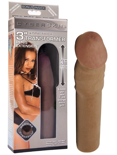 Насадка-удлинитель Transformer Penis Extension 3" – мулат Topco Sales 
