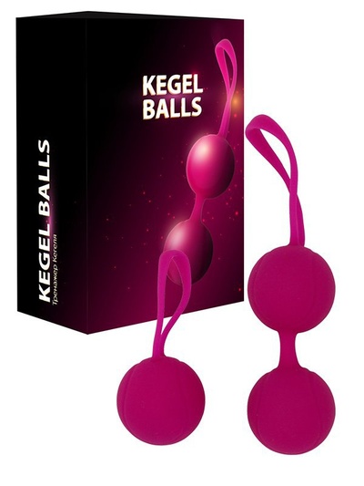 Набор Тренажер Кегеля Kegel Balls – розовый RestArt 