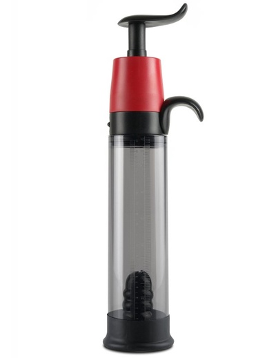 Вакуумная помпа-насос без шланга Pipedream Pump Worx Performance Pro Pump – чёрный, красный (Черный) 