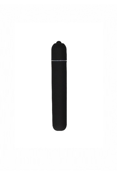 Вибропуля Bullet Vibrator - Extra Long - Black: 10 см, 10 режимов работы, АБС-пластик Shotsmedia (Черный) 