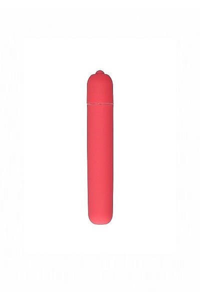Вибропуля Bullet Vibrator - Extra Long - Pink: 10 см, 10 режимов работы, АБС-пластик Shotsmedia (Розовый) 