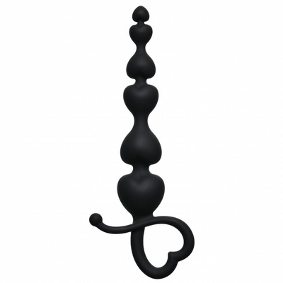 Анальная цепочка Begginers Beads Black 4102-03Lola Lola Toys (Черный) 