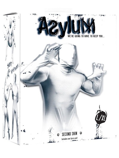 Костюм Asylum Second Skin – L/XL Topco Sales (Белый) 