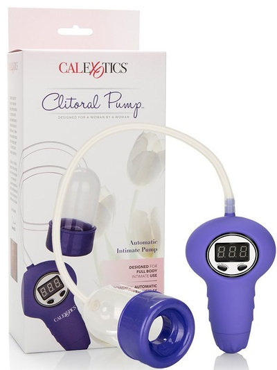 Помпа Clitoral Pump Automatic Intimate Pump автоматическая – фиолетовый California Exotic Novelties 
