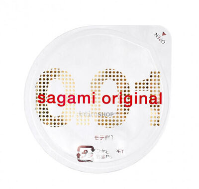 Ультратонкие полиуретановые презервативы Sagami Original 0.01, 1 шт 