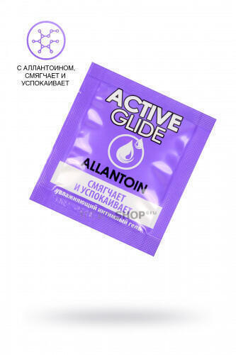 Увлажняющий интимный гель Active Glide Allantoin, саше 3 мл Биоритм 