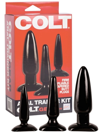 Набор анальных пробок Colt ® Anal Trainer California Exotic Novelties (Черный) 